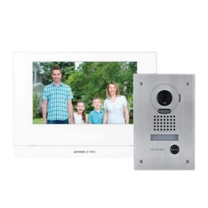 Licensed Security technician installing monitoring systems for a house and business